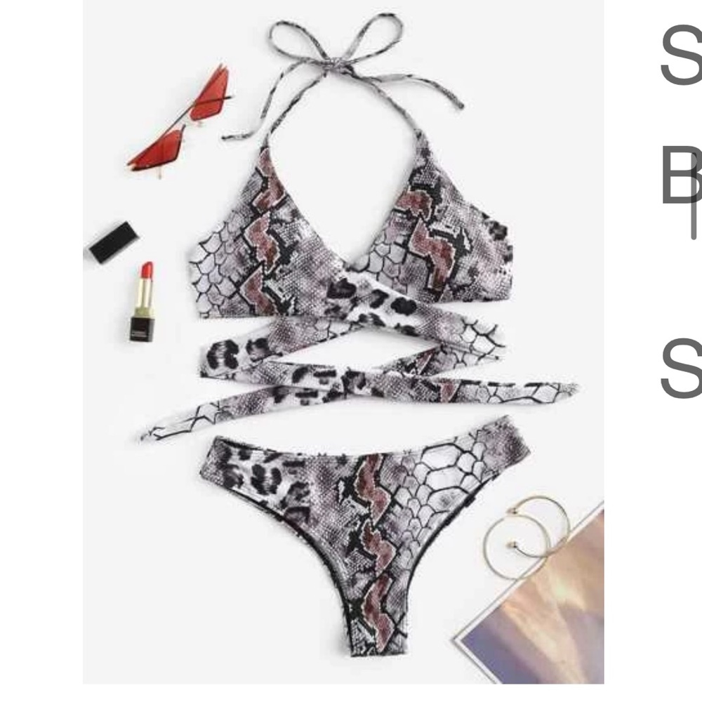 SNAKESKIN BIKINI - Picture 1 of 2